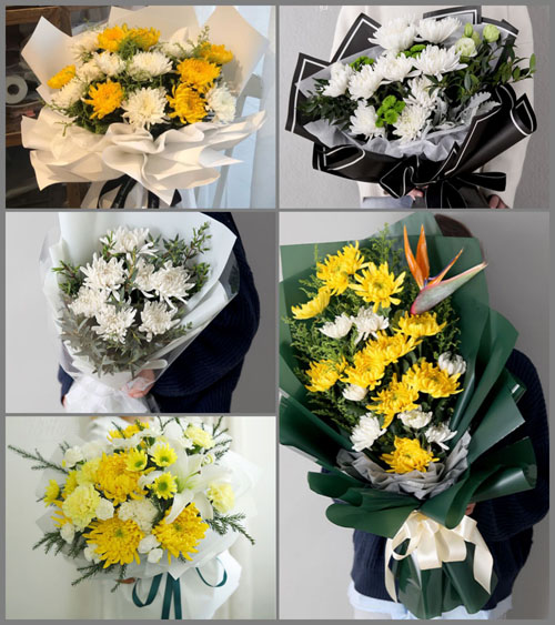 湖北襄阳市谷城县城关镇朱家洲村白事花束代送